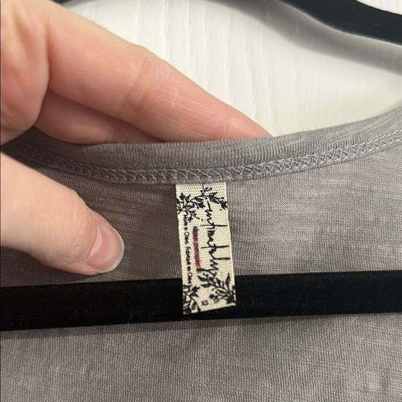 Free People Intimately Gray Tong Bodysuit - Picture 2 of 4